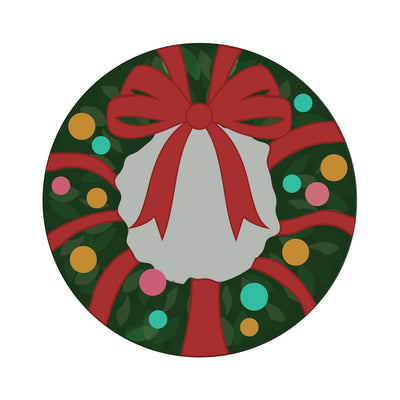 CF Holiday Wreath twiist™ Automated Insulin Delivery System Stickers - Pump Peelz