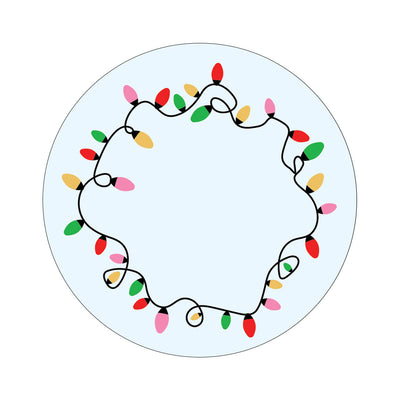 CF Holiday Lights twiist™ Automated Insulin Delivery System Stickers - Pump Peelz