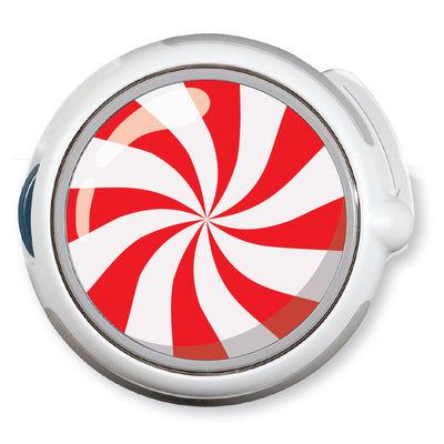 CF Holiday Peppermint twiist™ Automated Insulin Delivery System Stickers - Pump Peelz