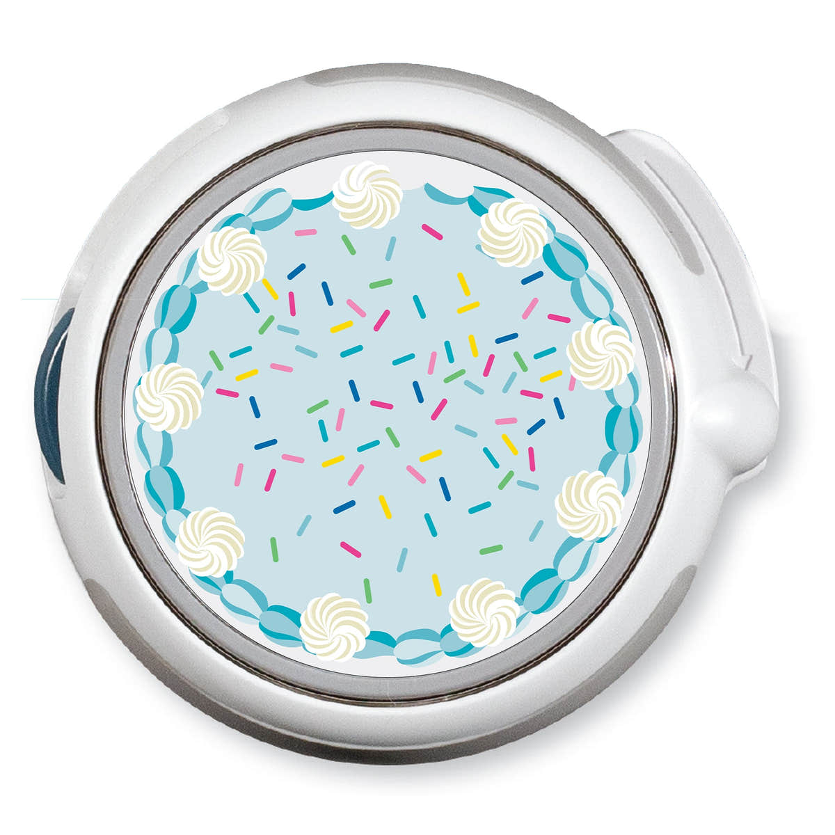 CF Birthday Cake twiist™ Automated Insulin Delivery System Stickers - Pump Peelz