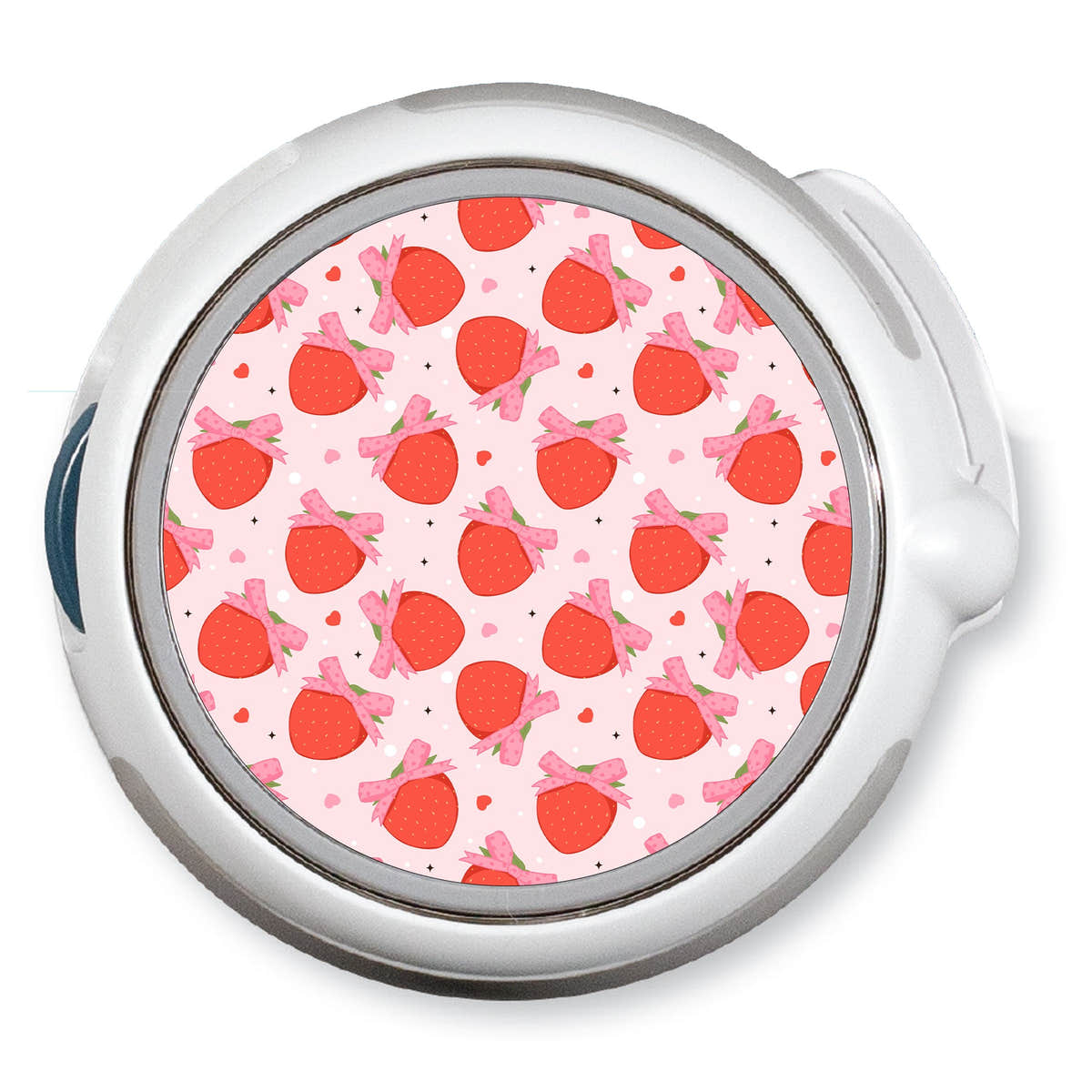 Strawberry Kisses twiist™ Automated Insulin Delivery System Stickers - Pump Peelz