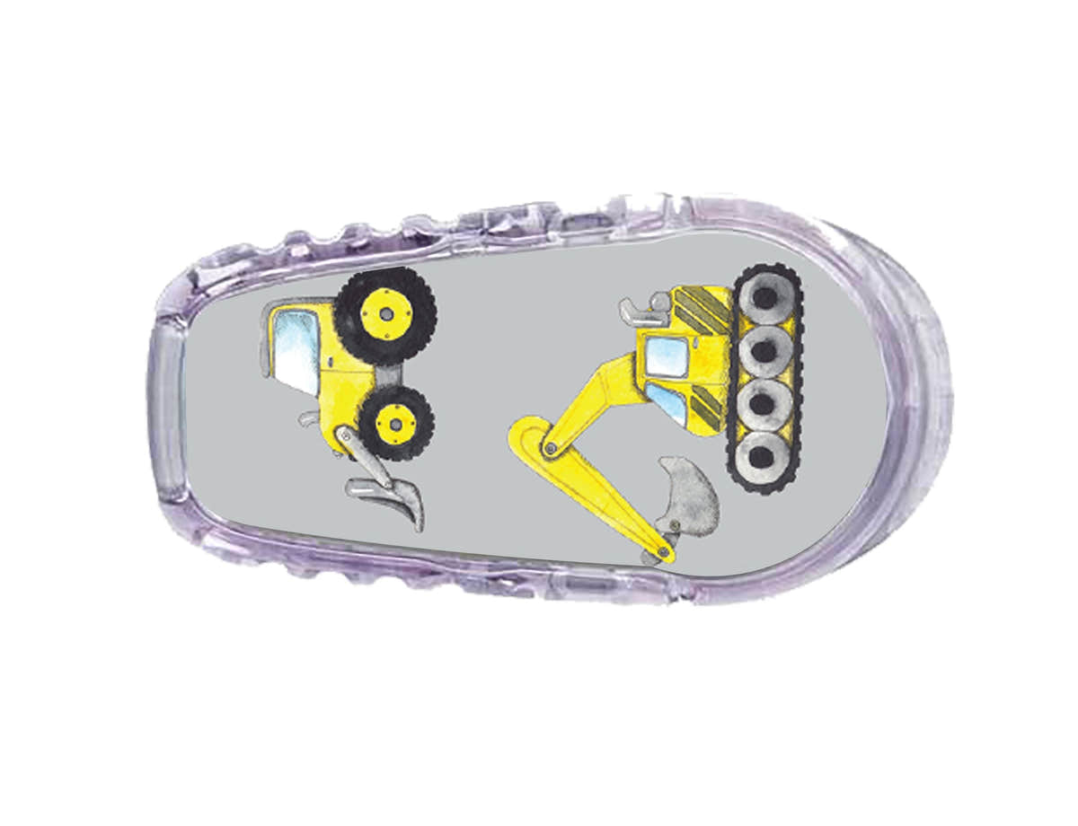 Under Construction Sticker Designed for the DEXCOM Transmitter