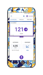 Underwater Abstract Sticker for Omnipod® 5 Controller – Pump Peelz