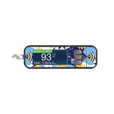 Underwater Abstract Sticker for Bayer Contour Next Glucometer