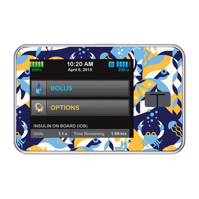 Underwater Abstract Sticker for Tandem t:slim