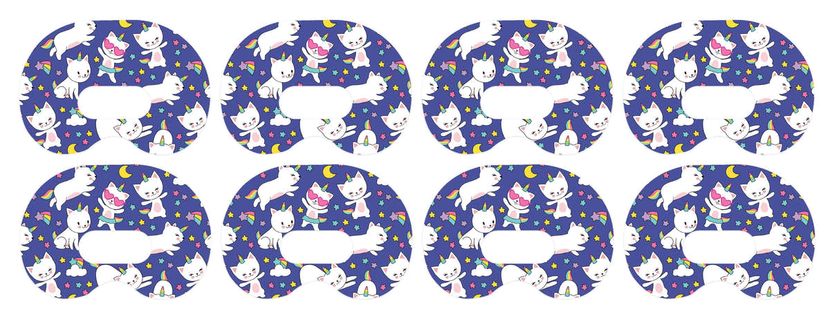Unicorn Cats Medtronic Guardian Connect Patch Tape - Pump Peelz