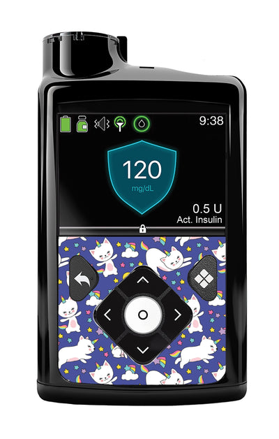 Unicorn Cats Sticker for Medtronic MiniMed 770G & 780G