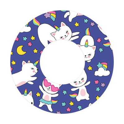 Unicorn Cats for Patch  Freestyle Libre and Universal Infusion Set Tape