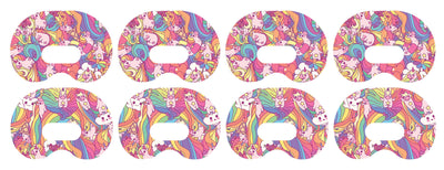 Unicorn Swirls Medtronic Guardian Connect Patch Tape - Pump Peelz