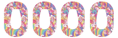 Unicorn Swirls Dexcom G6 Patch Tape - Pump Peelz