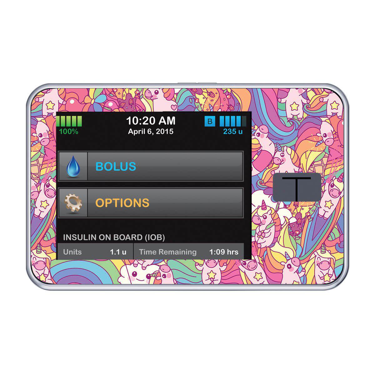 Unicorn Swirls Sticker for Tandem t:slim