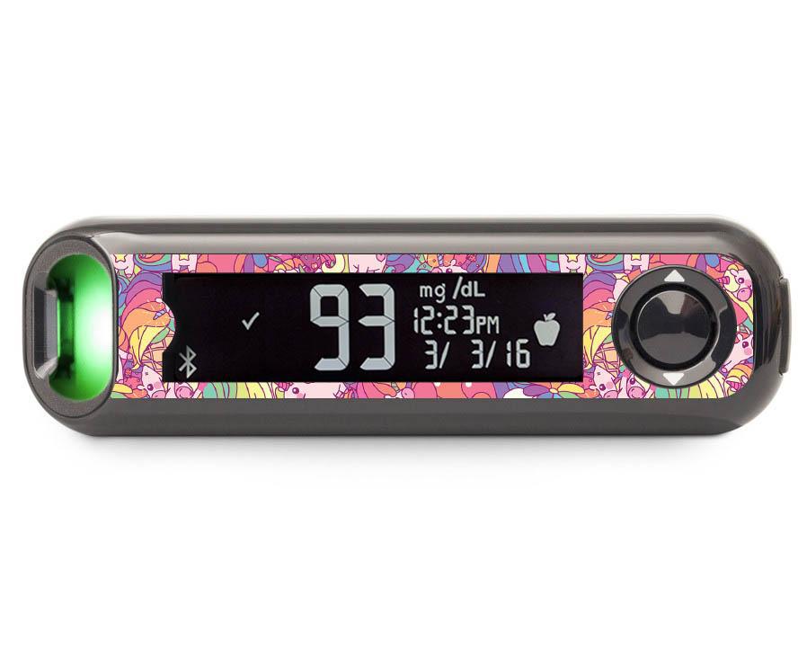 Unicorn Swirls for Bayer Contour© Next One Glucometer