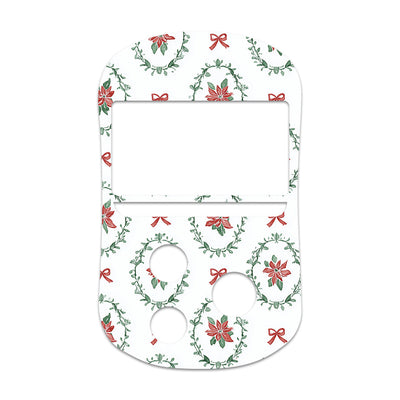 Poinsettia Parade OneTouch Verio Flex Glucometer Sticker - Pump Peelz