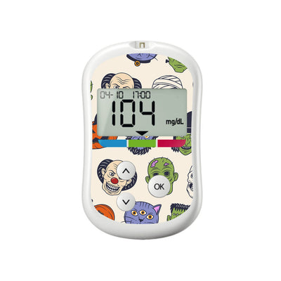 Monster Mash OneTouch Verio Flex Glucometer Sticker - Pump Peelz