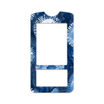 Monochrome Blue Tie Dye for OneTouch Verio IQ Glucometer