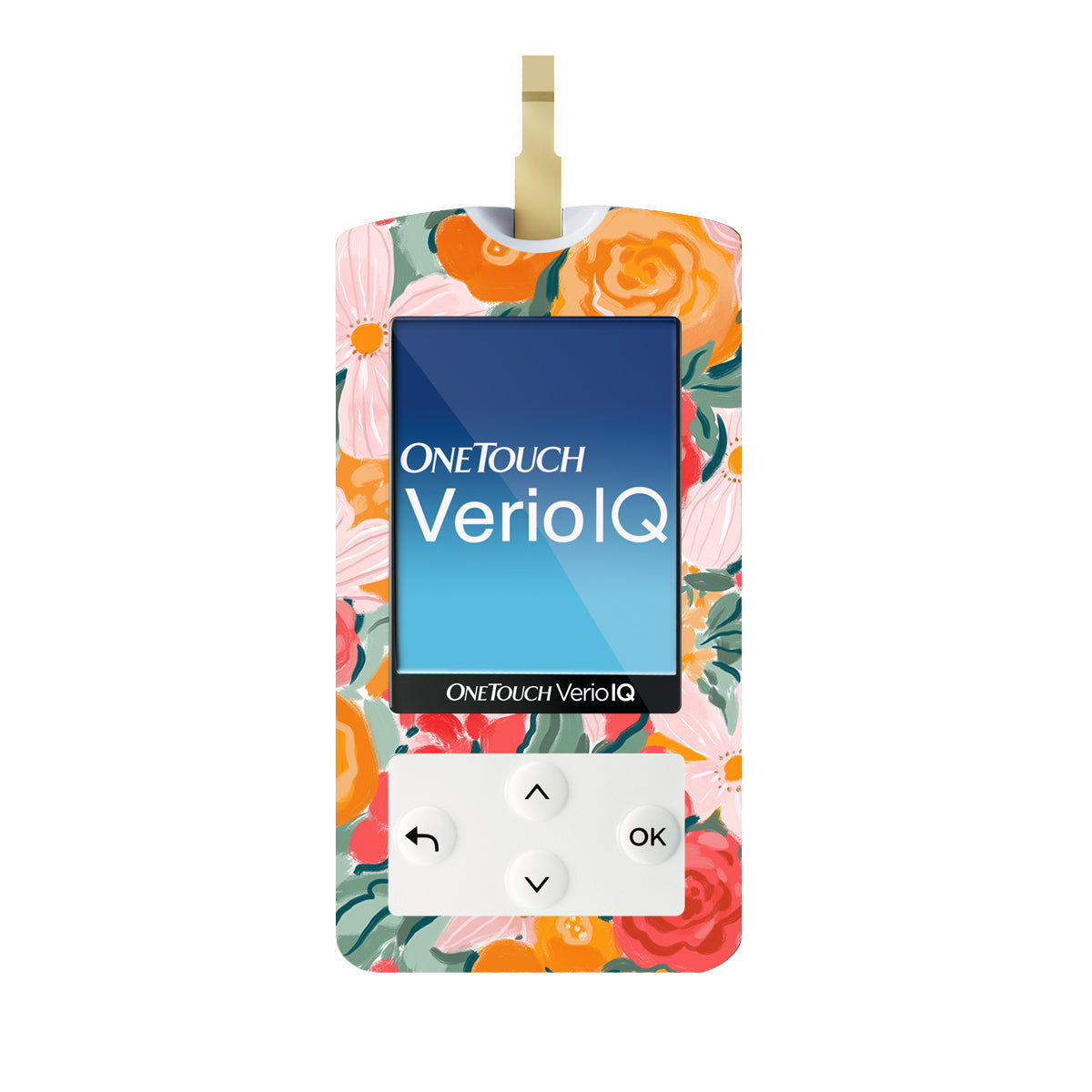 Blush Blossom for OneTouch Verio IQ Glucometer