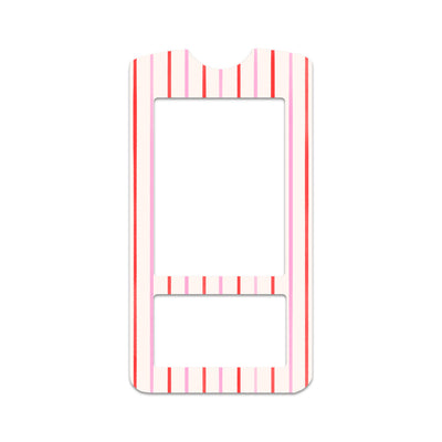 Peppermint Stripes OneTouch Verio IQ Glucometer Sticker - Pump Peelz