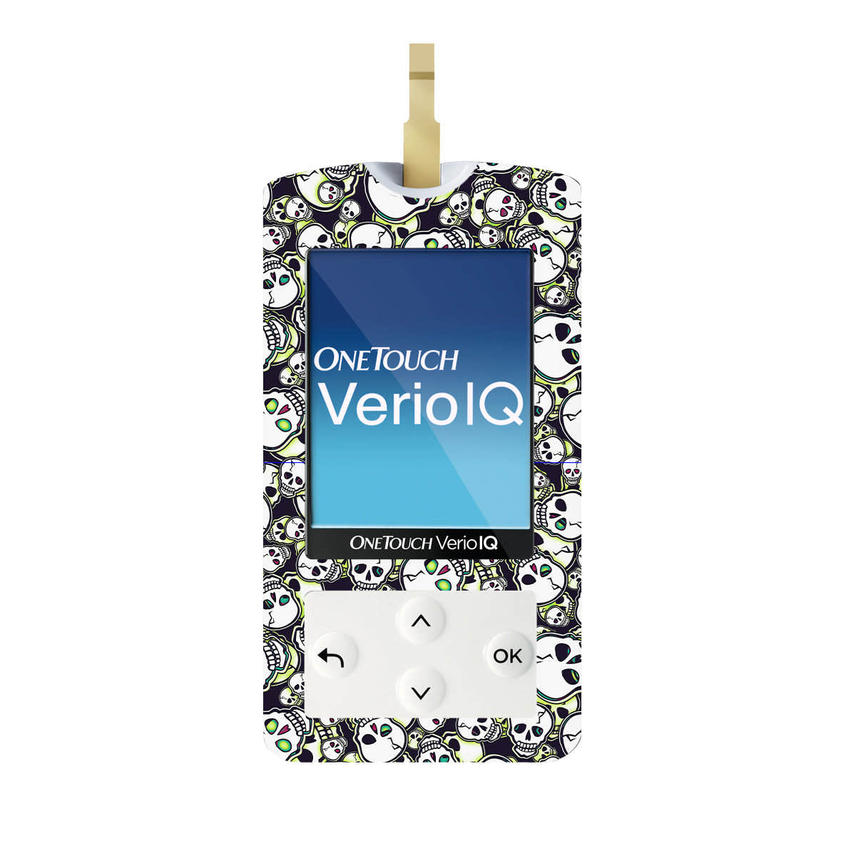 Bone Glow OneTouch Verio IQ Glucometer Sticker - Pump Peelz