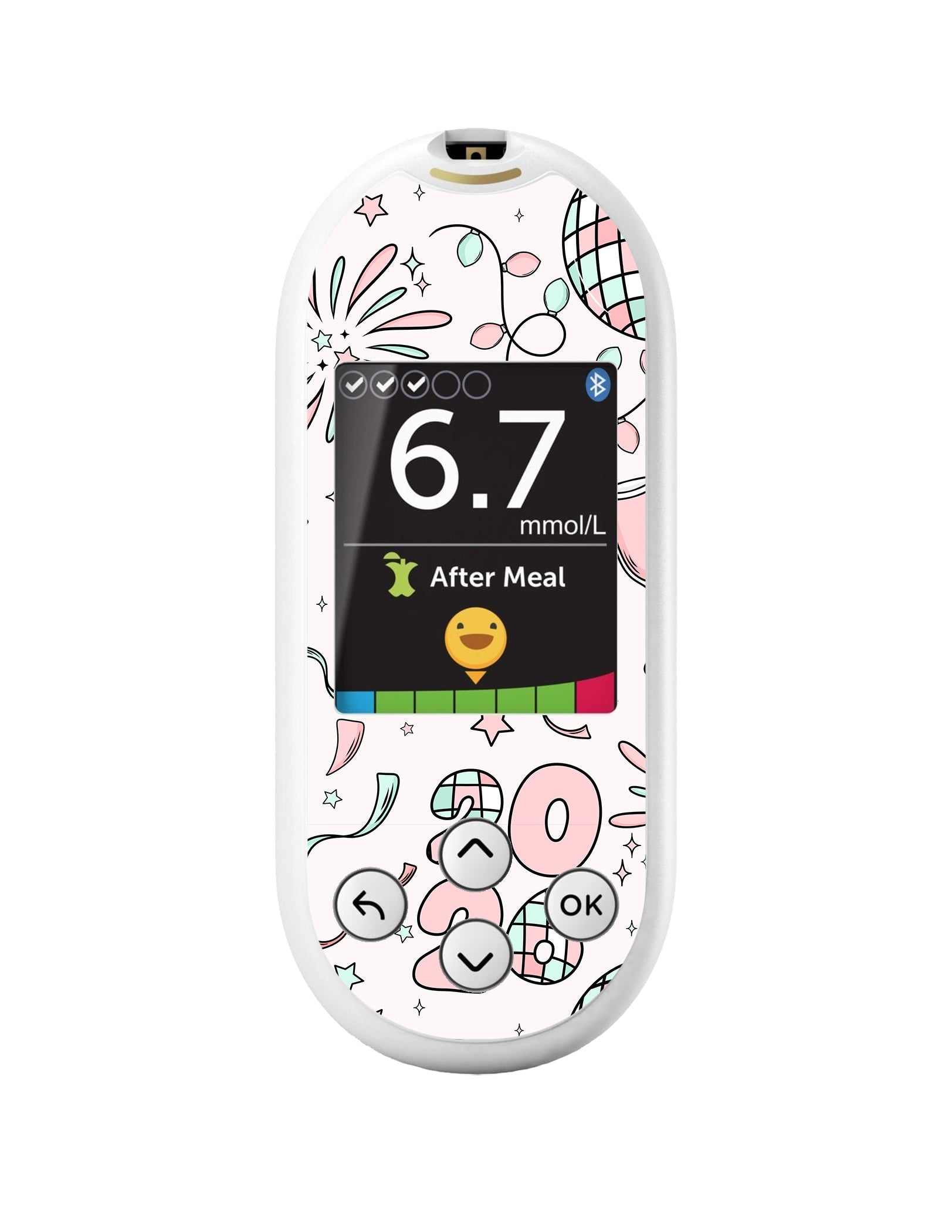 Cheers to '26 OneTouch Verio Reflect Glucometer - Pump Peelz