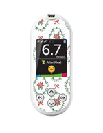 Poinsettia Parade OneTouch Verio Reflect Glucometer - Pump Peelz