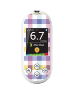 Spring Plaid for OneTouch Verio Reflect Glucometer