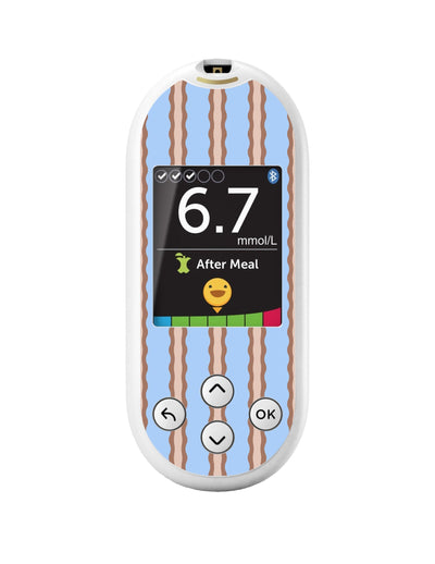 Boardwalk Waves OneTouch Verio Reflect Glucometer - Pump Peelz