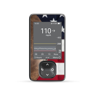 Vintage Football DEXCOM G7 and Stelo and G6 Touchscreen Receiver Sticker