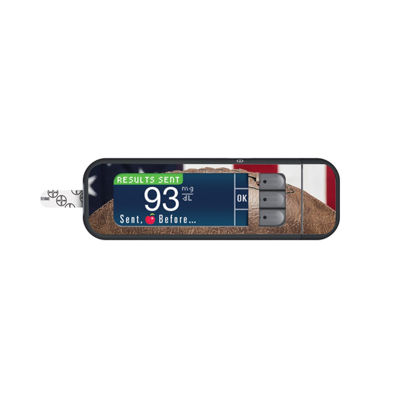 Vintage Football for Bayer Contour Next Glucometer