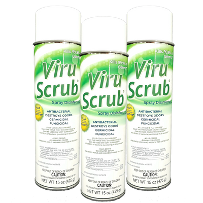 ViruScrub Hospital Grade MRSA Disinfectant, Ready-To-Use Aerosol , 15 oz