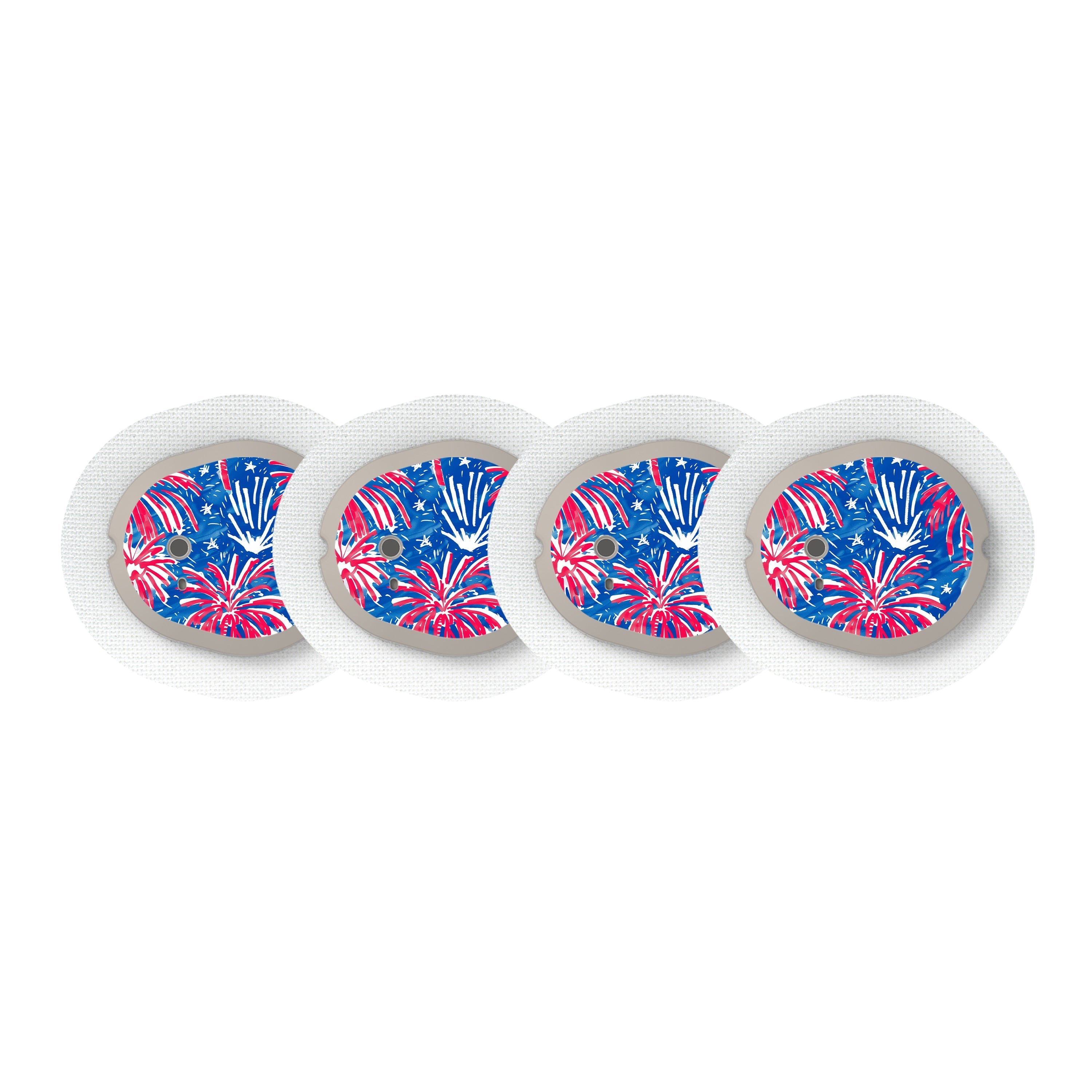 Watercolor Fireworks Designed for the DEXCOM G7 and Stelo Transmitter