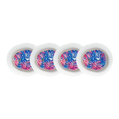Watercolor Fireworks Designed for the DEXCOM G7 and Stelo Transmitter