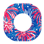 Watercolor Fireworks Dexcom G7 and Stelo Patch Tape - Pump Peelz