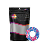 Watercolor Fireworks Patch Freestyle Libre 2 Patch Tape - Pump Peelz