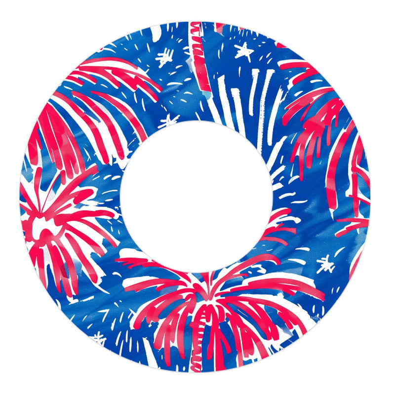Watercolor Fireworks Patch Freestyle Libre 2 Patch Tape - Pump Peelz