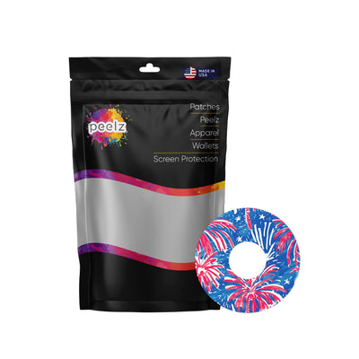Watercolor Fireworks Patch FreeStyle Libre 3 Plus & Lingo  Patch Tape - Pump Peelz