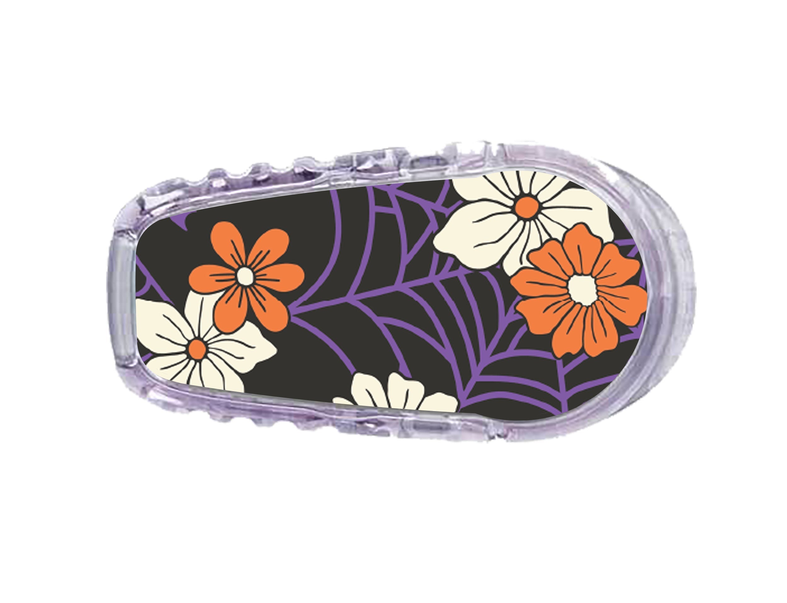 Webbed Flowers Dexcom G6 Transmitter Sticker