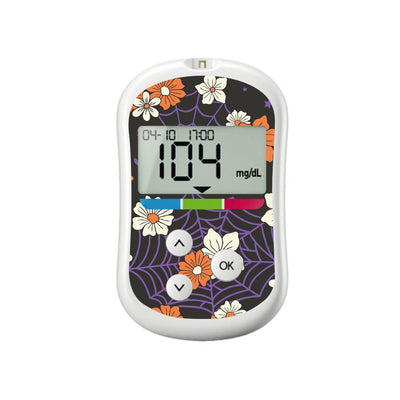 Webbed Flowers for OneTouch Verio Flex Glucometer