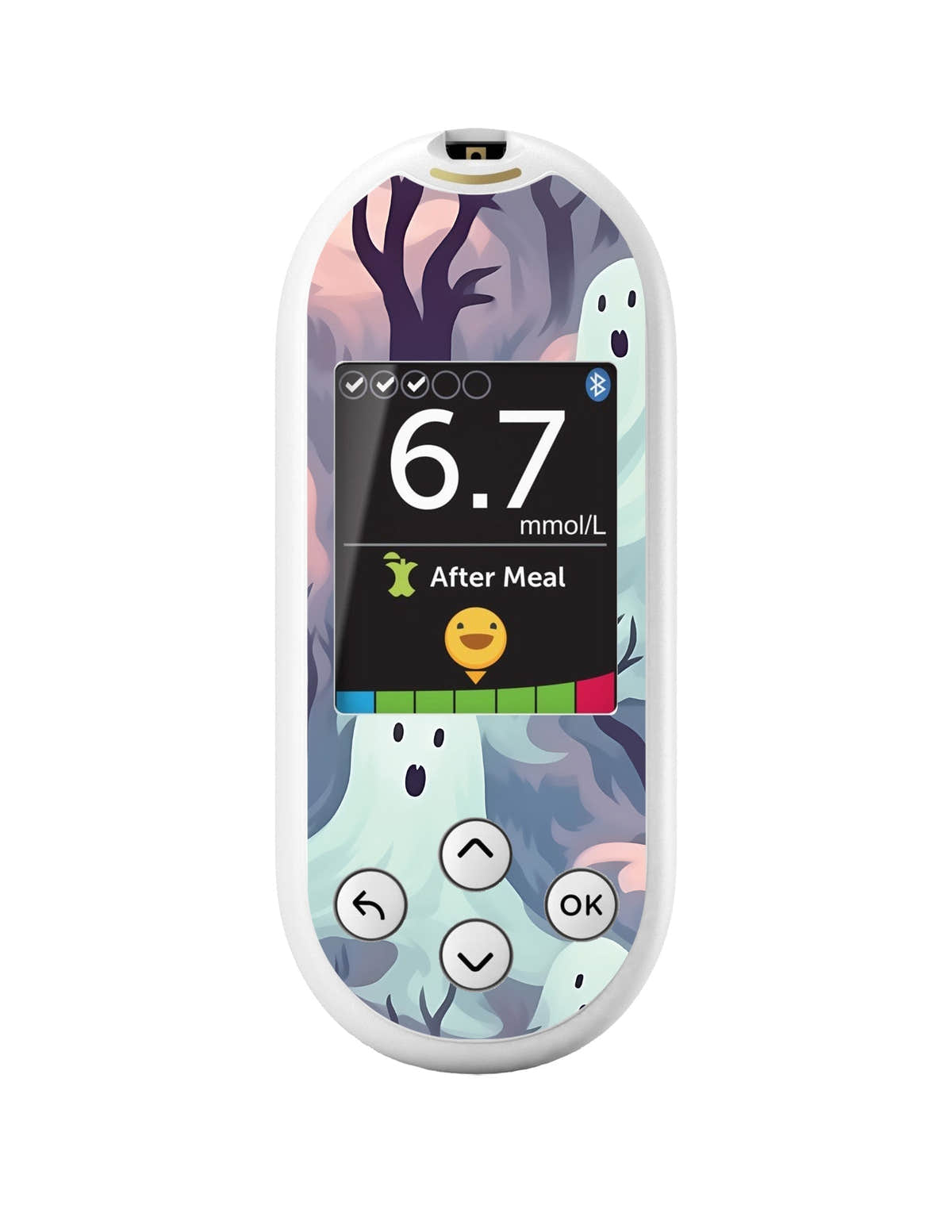 Wispy Ghosts for OneTouch Verio Reflect Glucometer