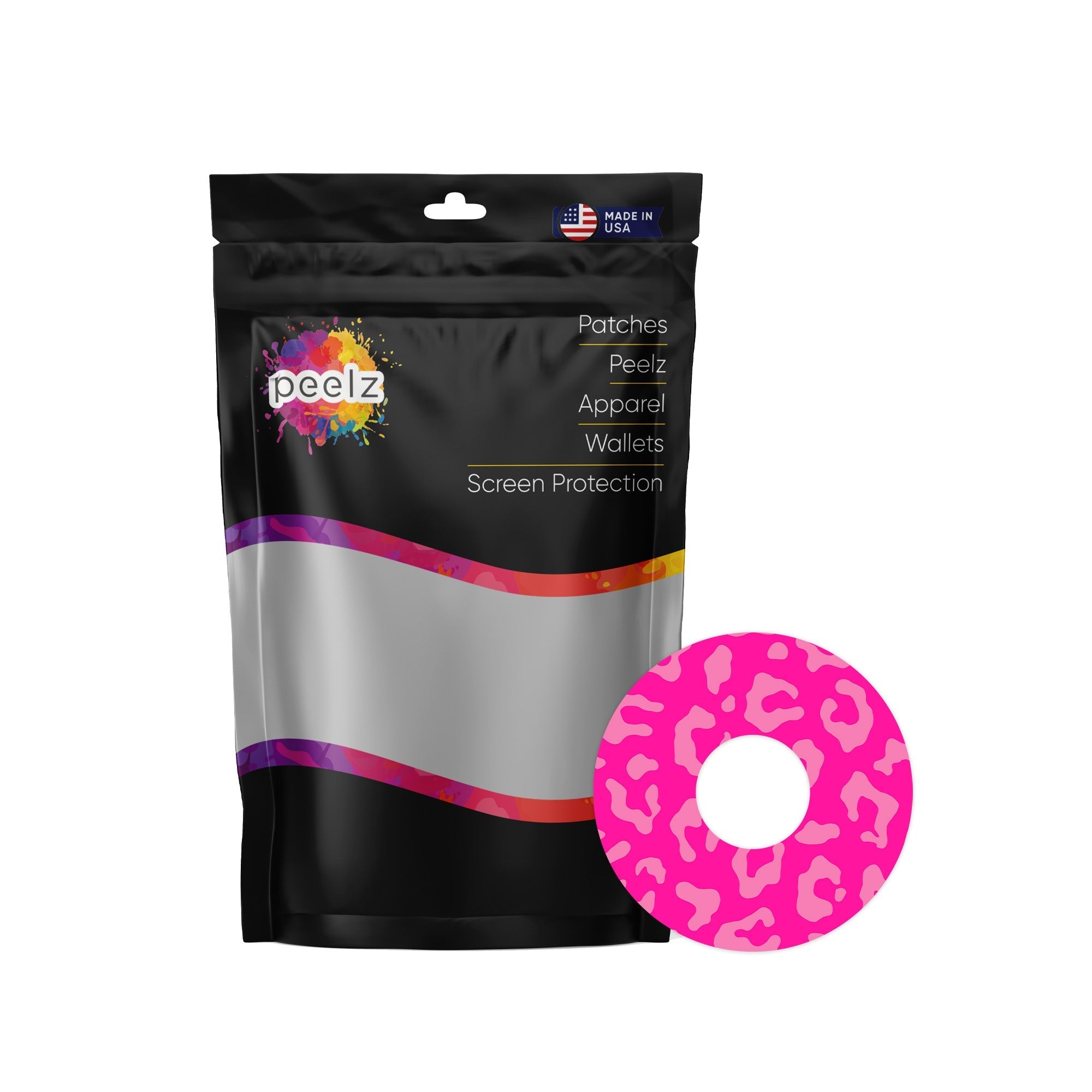Wild Cat Patch Tape Designed for the FreeStyle Libre 3 Plus & Lingo