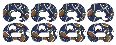 Winter Football Medtronic Guardian Connect Patch Tape - Pump Peelz