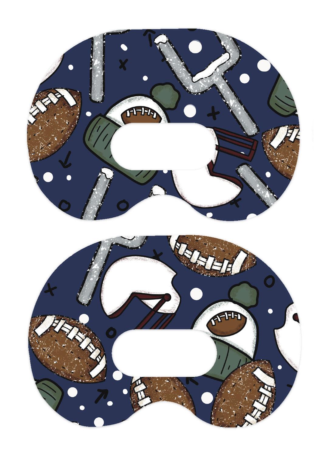 Winter Football Medtronic Guardian Connect Patch Tape - Pump Peelz