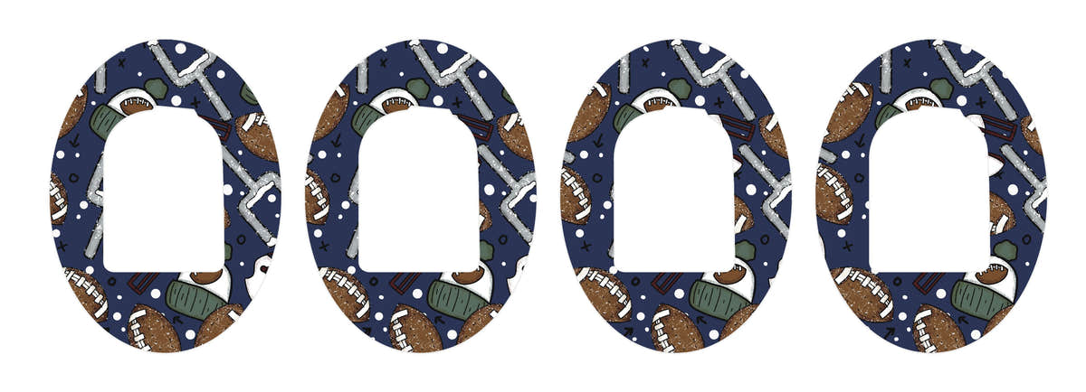 Winter Football Pod Patch Tape - Pump Peelz