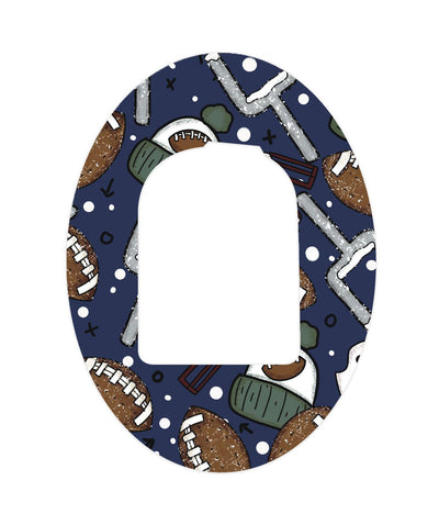Winter Football Pod Patch Tape - Pump Peelz