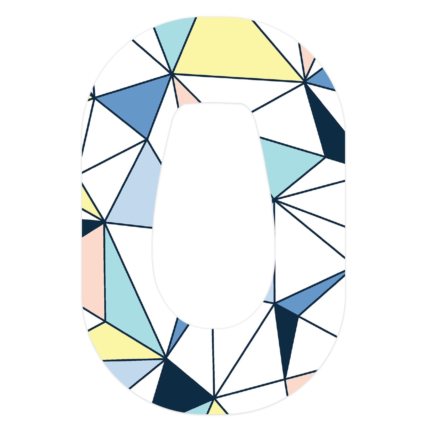 Winter Geometric Dexcom G6 Patch Tape - Pump Peelz