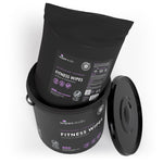 Wipex 400ct Natural Gym Wipes for Fitness Equipment | Portable Dispensing Bucket or Refill | Plant-Based