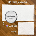 Wipex Earth-Friendly XL Wet Mop Wipes | Ultimate Plant-based Cloth Floor Cleaning Pads