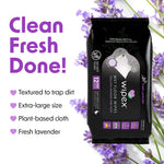 Wipex Earth-Friendly XL Wet Mop Wipes | Ultimate Plant-based Cloth Floor Cleaning Pads