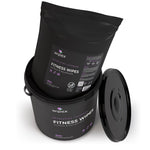 Wipex Natural Gym Wipes Starter Bundle | Dispenser Bucket with Refill | Plant-Based Wipes for Fitness Equipment