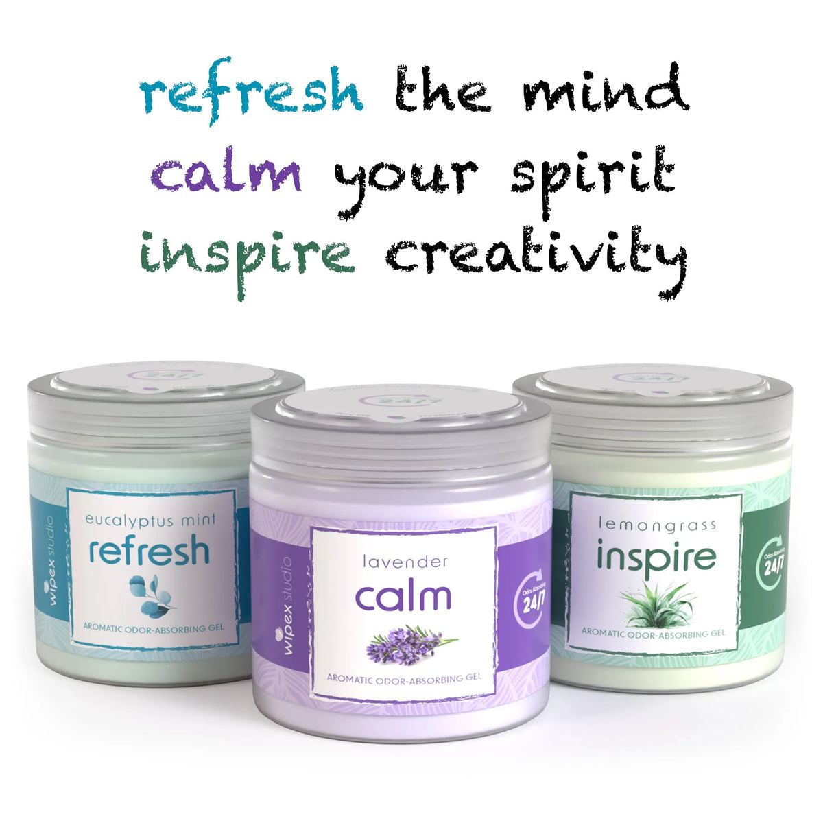Wipex® Studio Smokeless Natural Odor Eliminator for Yoga & Wellness Spaces
