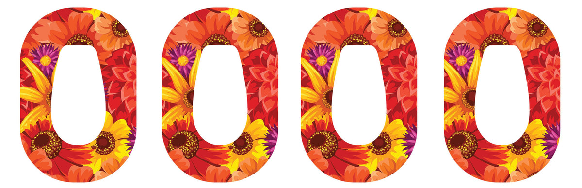 Zinnia Harvest Dexcom G6 Patch Tape - Pump Peelz